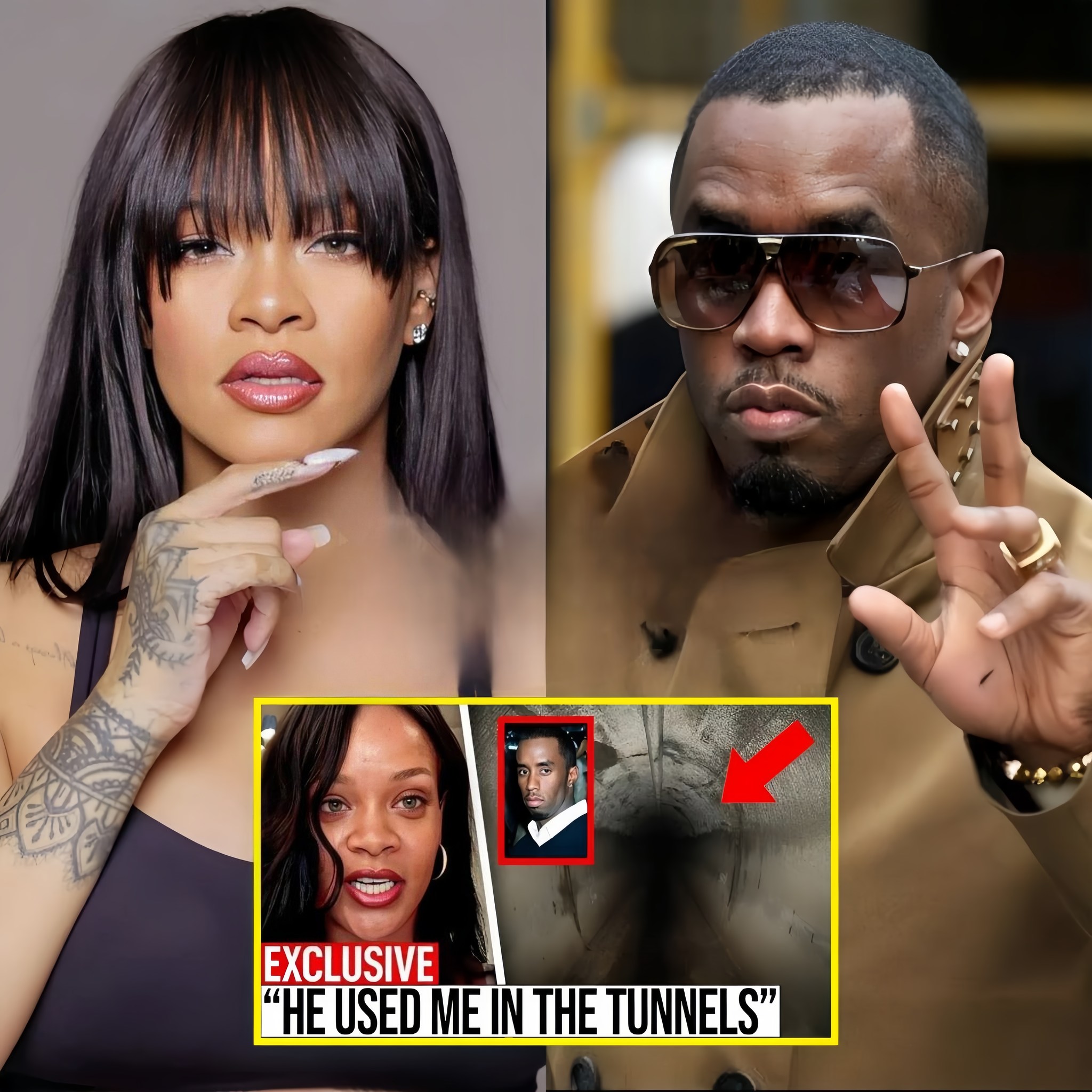 Shocking Revelation: At Just 15, Rihanna Was Threatened by Diddy—“Sl3ep With Me or Your Career Is Over!” –