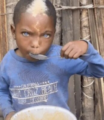 A Captivating Child with Unforgettable Features