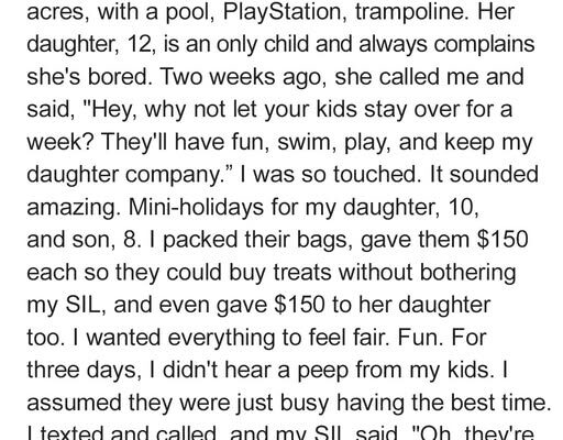 My SIL Invited My Kids to Her Big House With a Pool for the Holidays – When I Showed Up Unannounced, I Went Pale