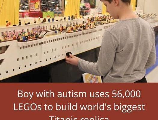 Boy With Autism Turned His Obsession With Ships Into A 26-Foot LEGO Masterpiece