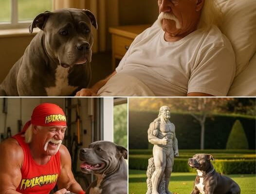 After Hulk Hogan’s Death, His Loyal Dog Thunder Stopped Eating for Days — But on the Morning of the Fourth Day, He Walked to Hogan’s Memorial, Looked Up… And What He Did Next Was So Pure, So Painfully Human, It Left Everyone in Tears — Moments Later, Thunder Took His Final Breath. – BN