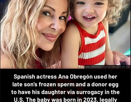 Spanish TV star Ana Obregón reveals surrogate baby is her late son’s