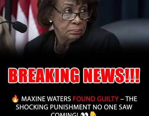 MAXINE WATERS BUSTED IN ELECTION FINANCE SCANDAL