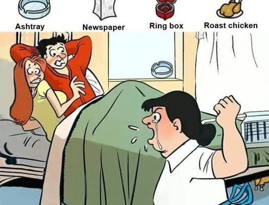 Can You Find the Four Hidden Objects in This Picture?
