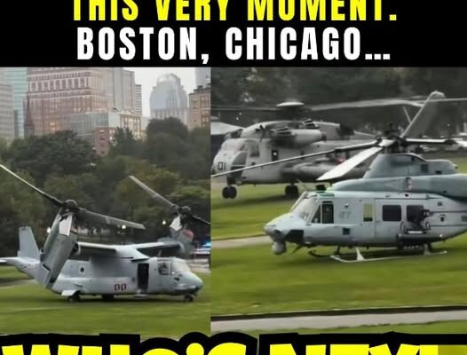 Giant CH-53 Helicopter Amazes Boston Crowd