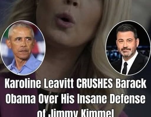 Karoline Leavitt responds harshly to Obama’s remarks on Jimmy Kimmel