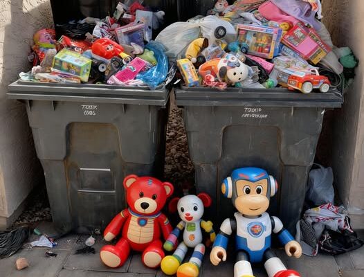 WHY. DID. YOU. THROW. AWAY. MY. DAUGHTER’S. TOYS?