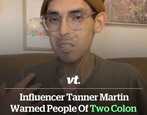Influencer Tanner Martin warned people of two colon cancer signs before announcing his own death this year