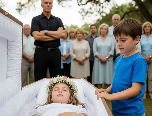 Homeless Boy Interrupts Funeral And Tells Deceased’s Father “The K/i/l/l/e/r Is Back There”