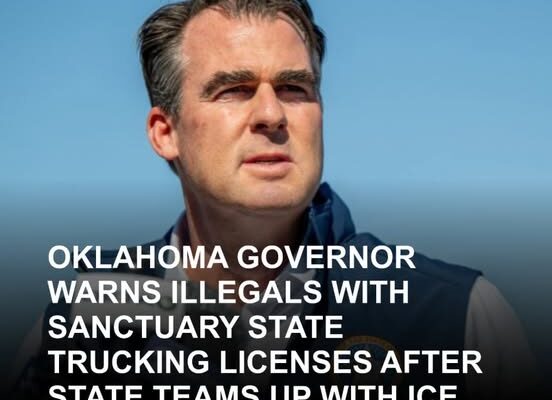 Oklahoma Governor Warns Undocumented Truckers with Out-of-State Licenses After Joint Operation with ICE Leads to 125 Arrests
