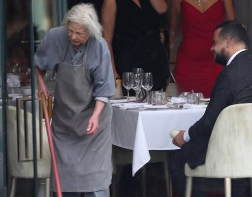 Rich Guests at the Restaurant Mocked an Old Woman Who Worked There as a Cleaner – Until My Husband Walked up to Them