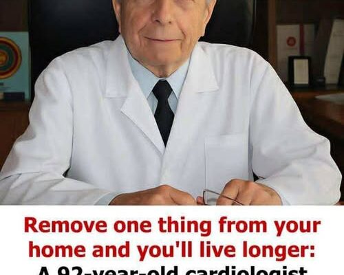 Remove one item from your home to live longer, says a 92-year-old cardiologist