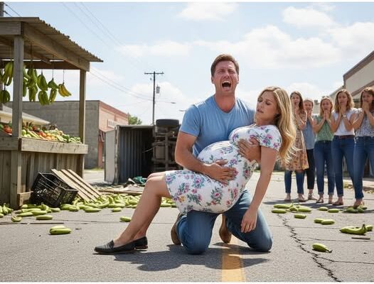 My wife told me to sell this banana this morning and then take maternity leave, our child is only 1 month away from being born