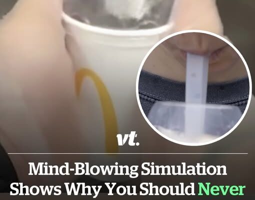 Mind-blowing simulation shows why you should never drink from a McDonald’s McFlurry spoon