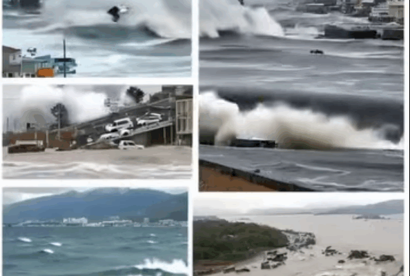 Unbelievable Earthquake with Large Magnitude tsunami Warning
