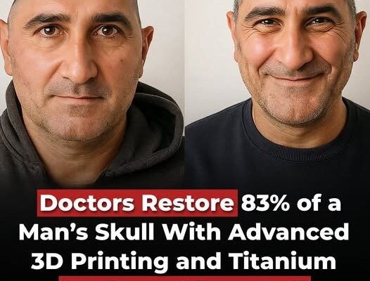 Doctors Restore 83% of Man’s Skull with 3D Printing and Titanium Implants